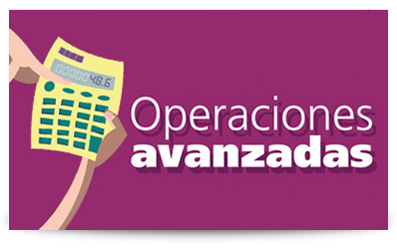 Operaciones avanzadas